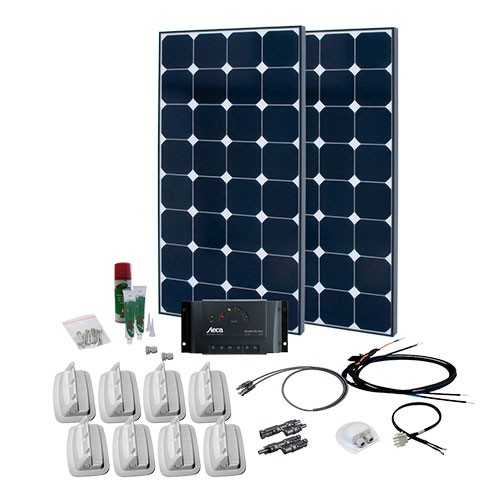 Solaranlage für Wohnmobil Caravan Komplett-Set 2 I Photovoltaik4all